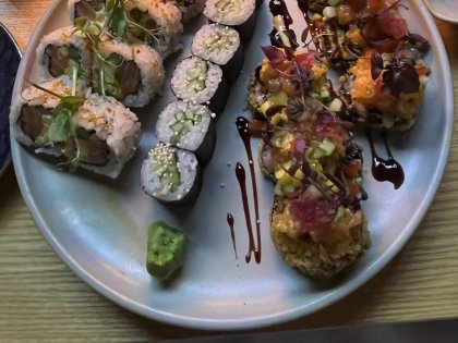 Sushi im Jiro Restaurant in München beim AzubiTopHotels Incentive Trip 2024.