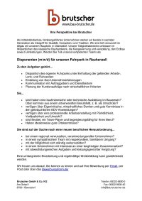 Disponent Rauhenzell (m/w/d)