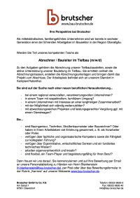Abrechner im Tiefbau (m w d)