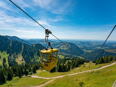 Mit der Hochgratbahn den Sommer im Allgäu genießen | Oberstaufen Tourismus Fotografie Leo Schindzielorz