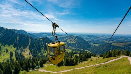 Mit der Hochgratbahn den Sommer im Allgäu genießen | Oberstaufen Tourismus Fotografie Leo Schindzielorz