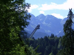 Skiflugschanze am Freibergsee