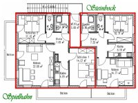 Grundriße Fewo´s 1. Etage