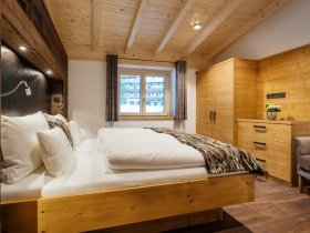 Zweites Schlafzimmer im Chalet-Apartment