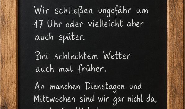 Öffnungszeiten