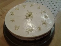 hausgemachte Holunderblüten Torte