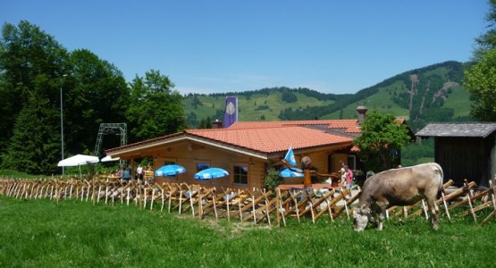 Berghütte Schwändle im Sommer