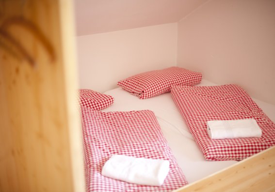 Echtes Hüttenleben im Bettenlager