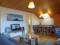 Im großen Wohn- und Esszimmer fühlen sich alle wohl