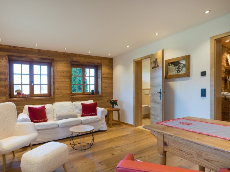 Abendsonne Haus Bergliebe in Oberstdorf Allgäu