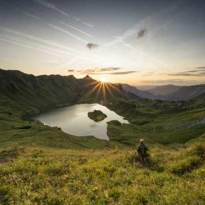 Oberhalb des Schrecksee