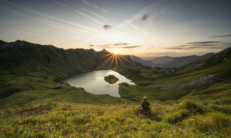 Oberhalb des Schrecksee