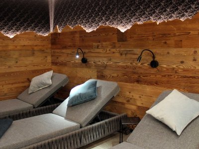 Ruheraum im Bergzauber in Bolsterlang, Urlaub im Allgäu, Chaleturlaub mit Massage, Bergdorf, Hörnerdörfer, Ferienwohnungen, Chalet
