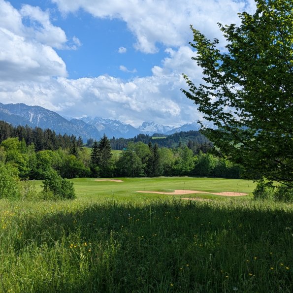 Golfen mit Panoramablick