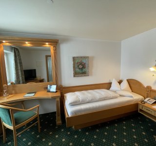 Einzelzimmer Herrenberg im Berwanger Hof - 4 Sterne Hotel im Allgäu