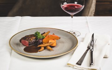 Hauptgericht Genussort im 4 Sterne Hotel Berwanger Hof im Allgäu