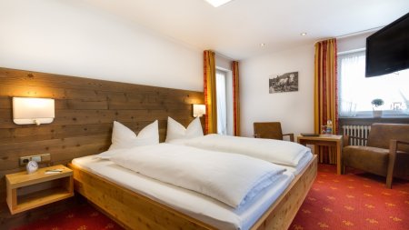 Doppelzimmer Höfats im Landhaus des Berwanger Hof - 4 Sterne Hotel im Allgäu