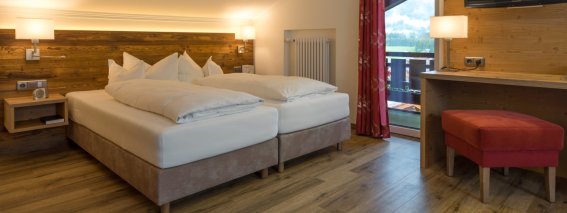 Doppelzimmer Trettach im Landhaus des Berwanger Hof - 4 Sterne Hotel im Allgäu