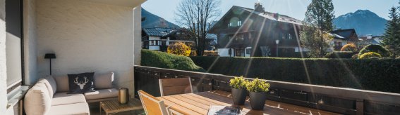 Bergblick vom Balkon