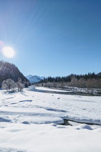 Winterspaziergang um den Auwaldsee
