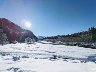 Winterspaziergang um den Auwaldsee