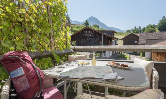 Tourenplanung auf der Terrasse