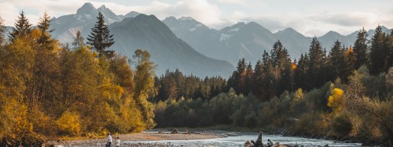Herbst an der Iller