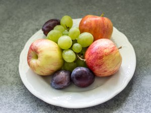 Frisches Obst auf dem Zimmer