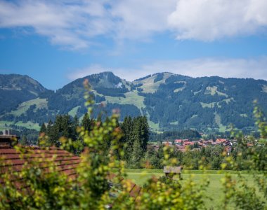 Grandiose Aussicht auf die Hörnerkette