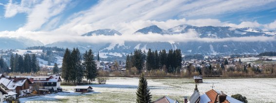 Herrliche Panoramaaussicht im Winter