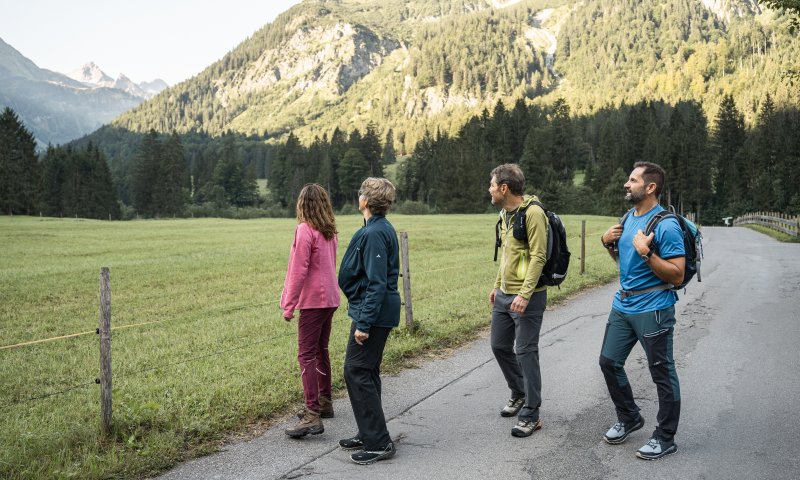 Wanderurlaub in den Allgäuer Bergen in der Birgsau