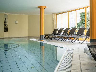 Im Wellnessbereich des Hotel mit Pool und Sauna im Allgäu, lässt es sich perfekt entspannen.