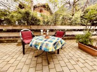 Rapunzel kleine Terrasse vor der Wohnung