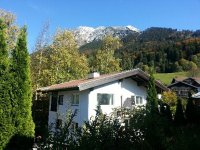 Hausansicht im Sommer mit Rubihorn
