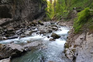 unteres Ende der Klamm