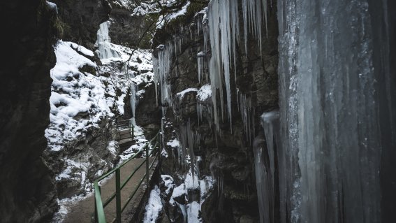 Pressebild Eisige Breitachklamm, Fotograf: Dominik Berchtold