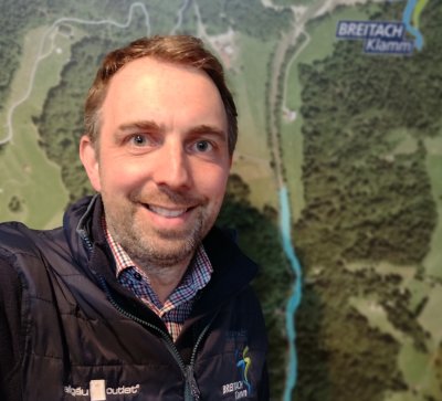 Dominik Fritz, Betriebsleiter der Breitachklamm