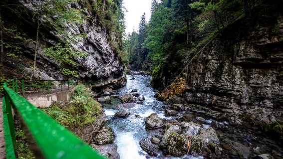 Unteres Ende der Breitachklamm