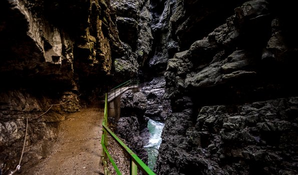 Weg durch die Klamm ganzjährig