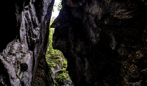 Breitachklamm Sommer Indianderkopf und Zwingsteg