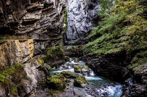 Die obere Breitachklamm im Sommer