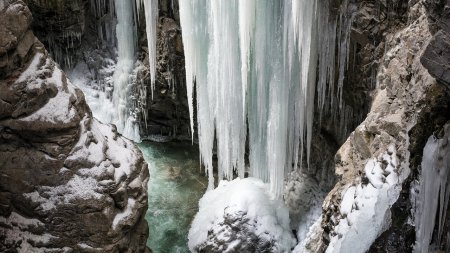 Eiszeit in der Breitachklamm