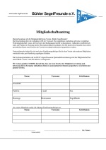 Mitgliedsantrag BSF