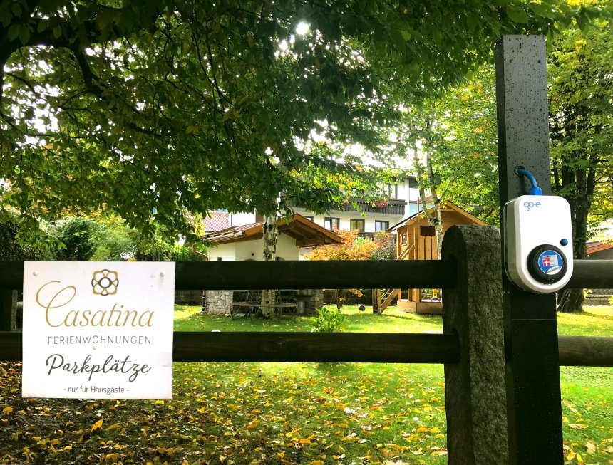 E-Ladestation-Parkplatz