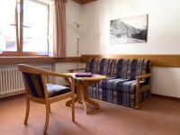 Ferienwohnung Trettach Oberstdorf Wohnzimmer Haus Central