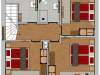 Grundriss 1. Obergeschoss Chalet Alpin