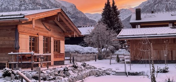 winterliche Morgenstimmung im Alpglück