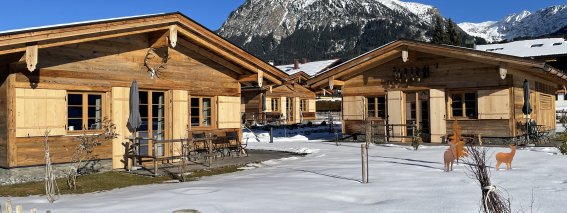 Chaletdorf Alpglück vor dem Rubihorn