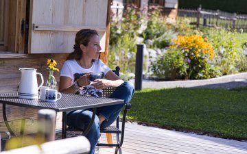 Gemütlich entspannen auf eurer privaten Terrasse