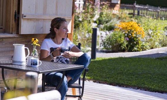 Gemütlich entspannen auf eurer privaten Terrasse